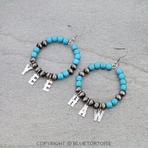 Western Cowboy Chic Beaded Hoop Earrings “YEE HAW” 🆕 bundle for discount
